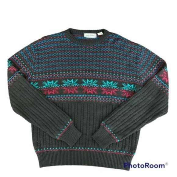 Vintage Rob Winter Men’s Acrylic Knit Snowflake Sweater. Size XL. - Picture 3 of 15